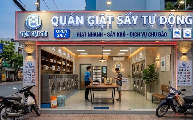 Mô Hình Giặt Sấy Tự Phục Vụ 24/7: Thiết Bị Cần Có Và Cách Vận Hành